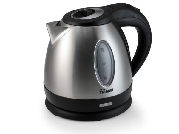 Tristar WK-1323, 1,2 l, 1500 W, Rustfritt stål, Rustfritt stål, Vannivåindikator, Overopphetingsbeskyttelse
