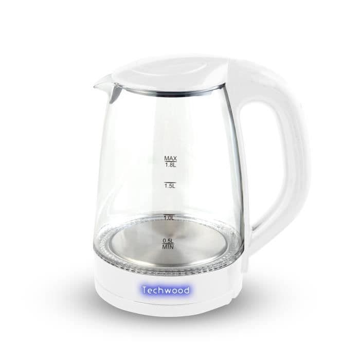 Vattenkokare i glas 1,7 liter