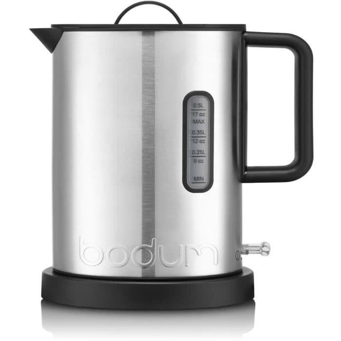 BODUM - IBIS Vattenkokare i rostfritt stål, 760 W, 0,5 l, rostfritt stål