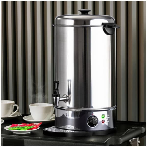 Royal Catering Dryckesdispenser - varmvatten - 20 liter - 2200 W - spilltråg