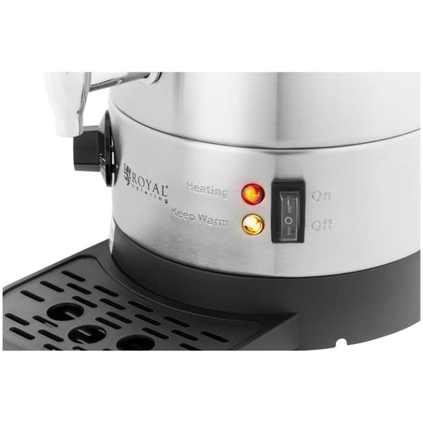 Royal Catering Vattenkokare - 9 L - 1500 W - Droppbricka - silver