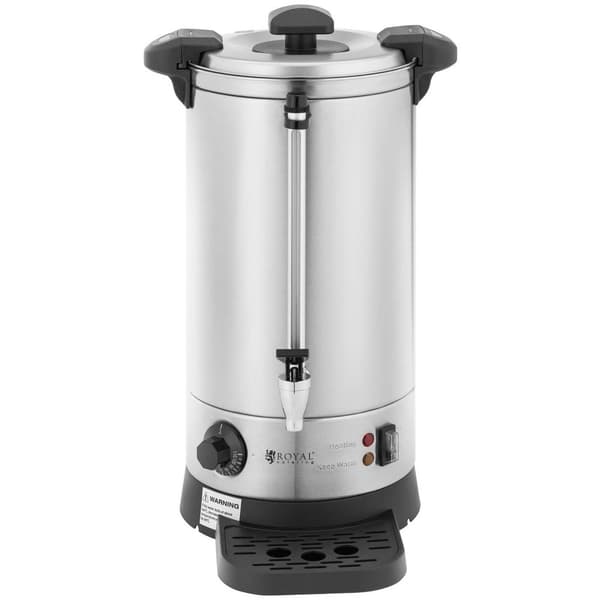 Royal Catering Vattenkokare - 9 L - 1500 W - Droppbricka - silver