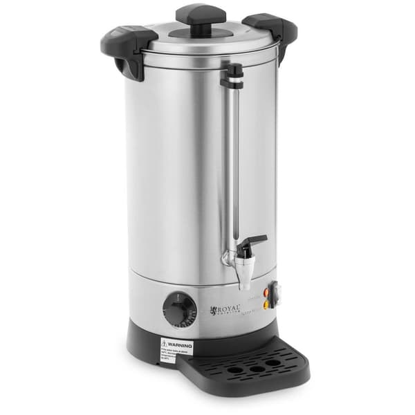 Royal Catering Vattenkokare - 9 L - 1500 W - Droppbricka - silver