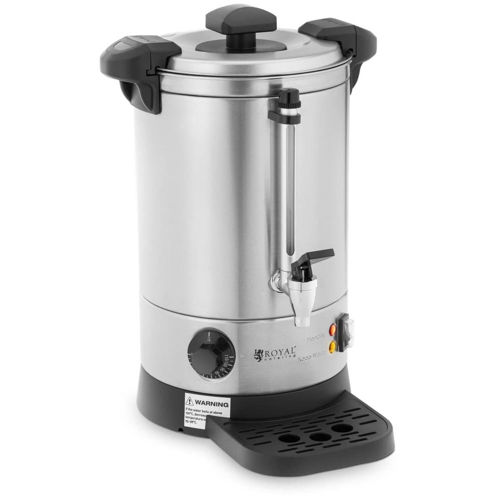 Royal Catering Vattenkokare - 6,1 L - 1500 W - Droppbricka - silver