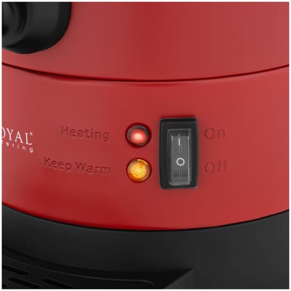 Royal Catering Vattenkokare - 6.1 L - 1500 W - red