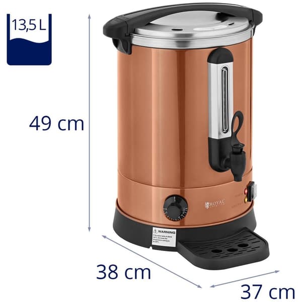 Royal Catering Vattenkokare - 13.5 L - 2500 W - orange