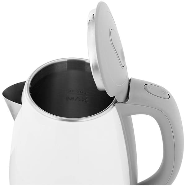 Royal Catering Vattenkokare med serveringsbricka -1,2 l - 1800 W - vit - Royal Catering