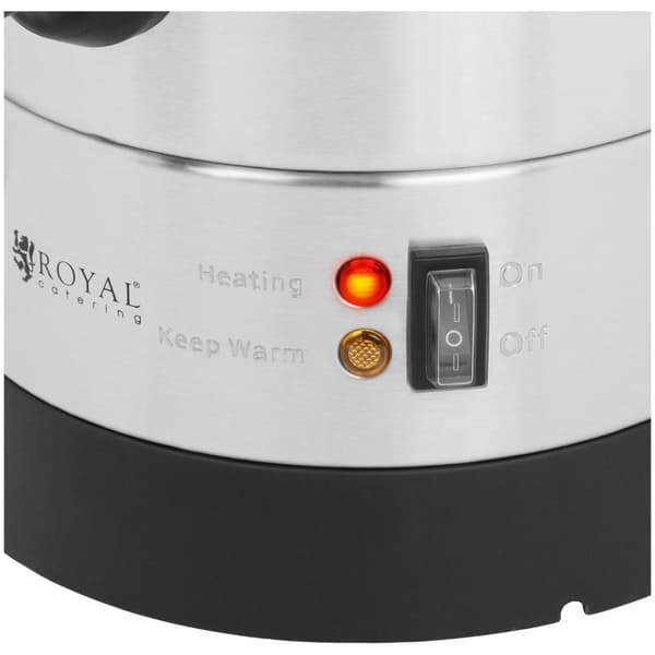 Royal Catering Varmvattendispenser - 8,7 L - 1500 W - Dubbla väggar