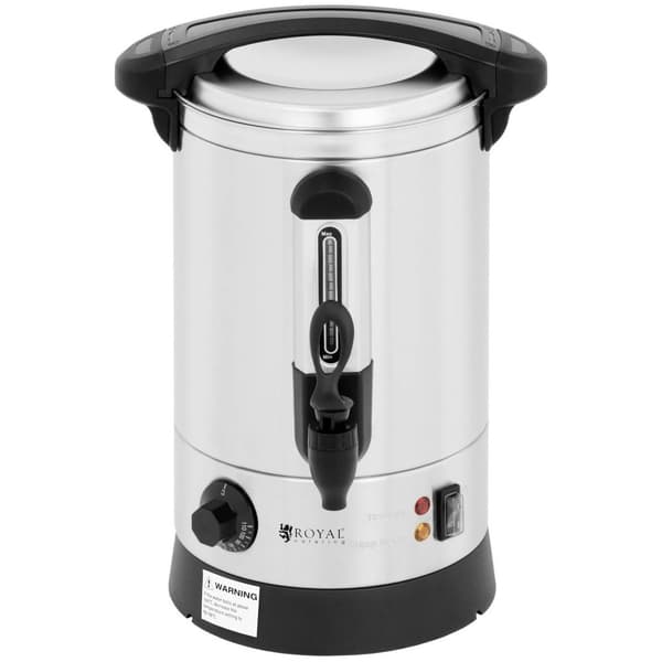 Royal Catering Varmvattendispenser - 6,5 L - 1500 W - Dubbla väggar