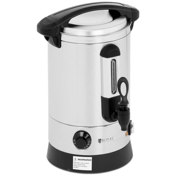 Royal Catering Varmvattendispenser - 6,5 L - 1500 W - Dubbla väggar