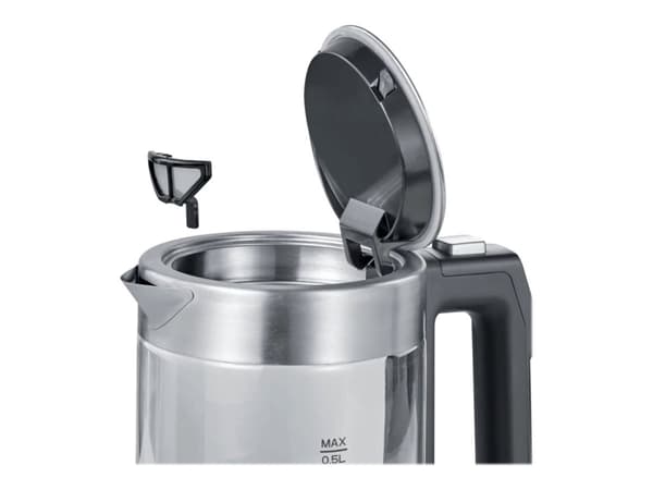 SEVERIN WK 3458 - Kjele - 0.5 liter - 1100 W - børstet rustfritt stål / glass