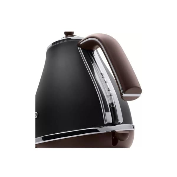 Vattenkokare - Delonghi - Icona Vintage - 2000 W - 1,7 L - Matt Svart