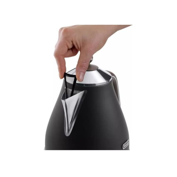 Vattenkokare - Delonghi - Icona Vintage - 2000 W - 1,7 L - Matt Svart