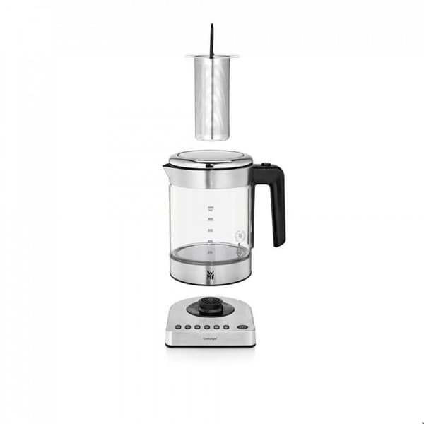 WMF Vario Kitchenminis vattenkokare i rostfritt stål - 1L - 1900W - 5 temperaturnivåer - Anti-kalkfilter