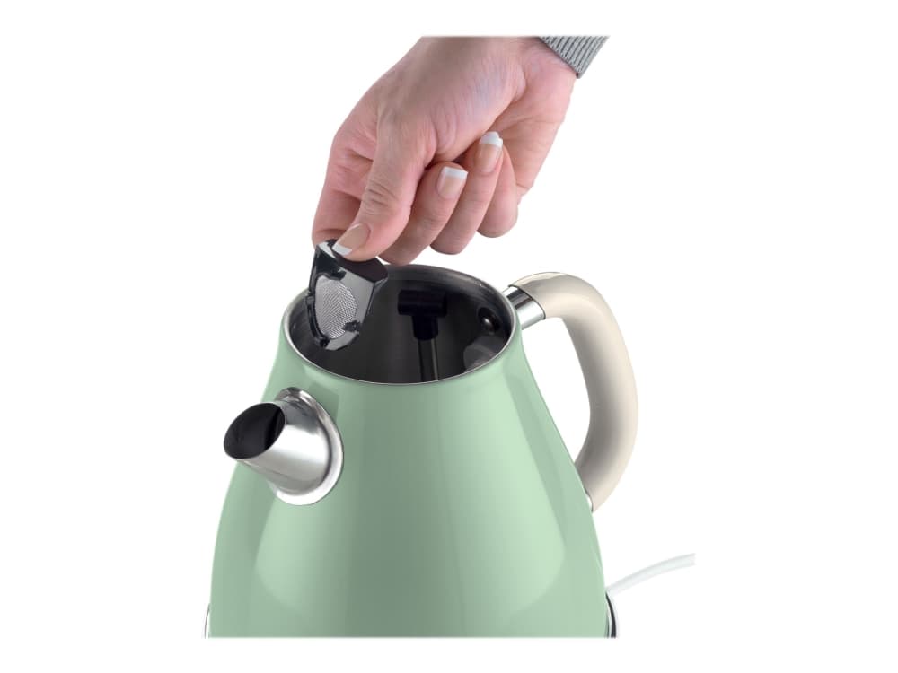 Ariete 2869 vattenkokare 1,7 l 2000 W Beige, Metallisk, Oliv