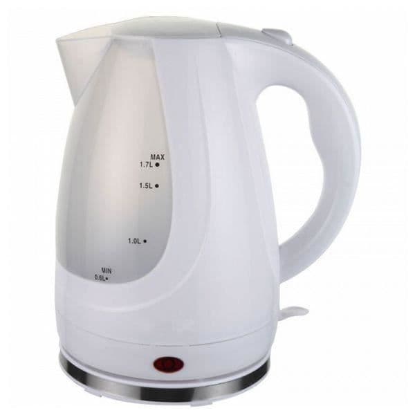 Vattenkokare vit 1,7 L 2300W - Värm vatten ultrasnabbt te