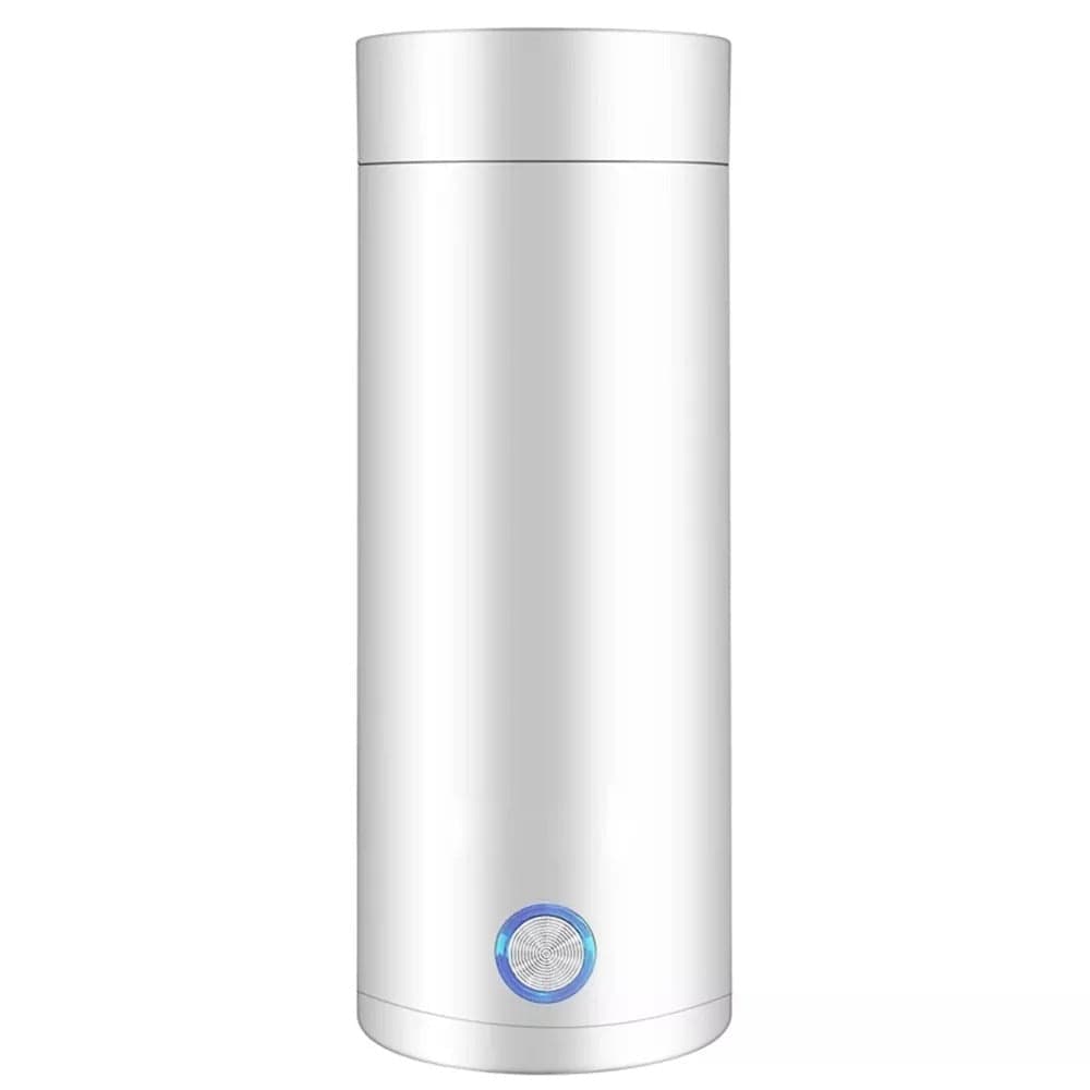 Portabel vattenkokare 400 ml vattenkokare Portable- Thermos Cup/Thermosfless-White- 300W- Handy For On The Road
