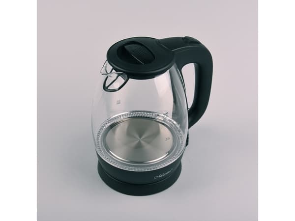 Feel Maestro MR-063 black, 1,7 l, 2200 W, Sort, Glass, Vannivåindikator, Overopphetingsbeskyttelse