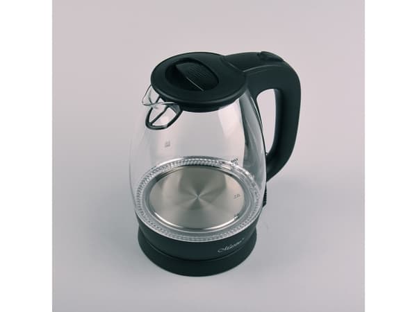 Feel Maestro MR-063 black, 1,7 l, 2200 W, Sort, Glass, Vannivåindikator, Overopphetingsbeskyttelse