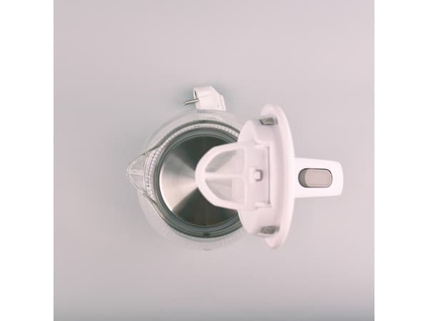 Feel-Maestro MR-063-WHITE, 1,7 l, 2200 W, Vit, Glas, Vattennivå indikator, Överhettningsskydd