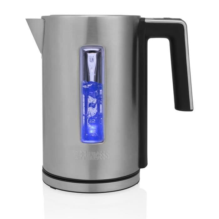 Princess Quick Boil Deluxe Vattenkokare med justerbar temperatur - 1,7L - 3000W - Rostfritt stål