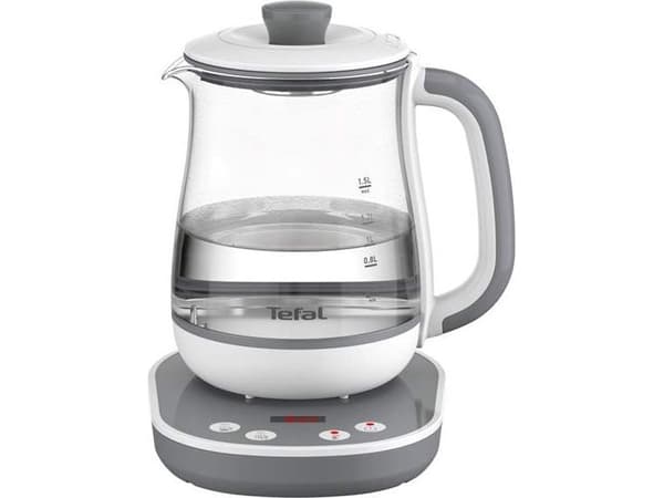 Tefal BJ551B10, 1430 W, 184 mm, 235 mm, 270 mm, 1,42 kg, Grå, Vit