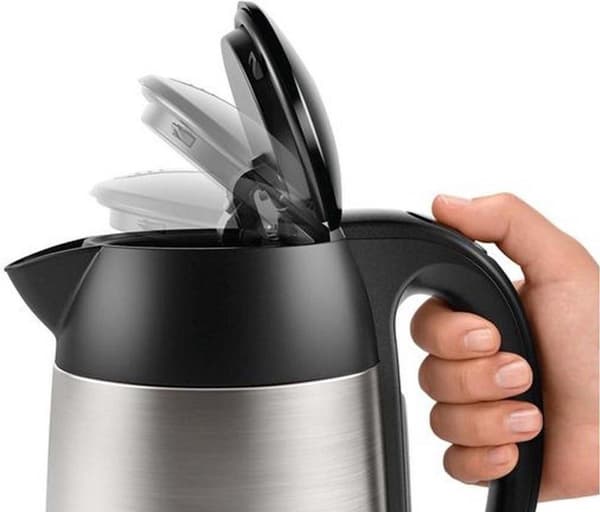 Bosch TWK3P420 vattenkokare 1,7 L 2400 W Svart, Rostfritt stål