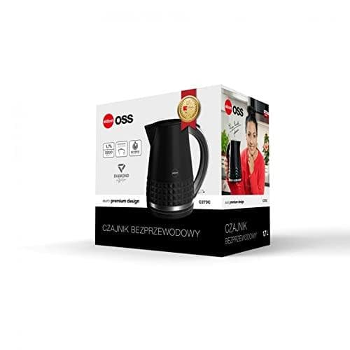 ELDOM C270C OSS vattenkokare, 1,7 l kapacitet, 2150 W effekt, svart