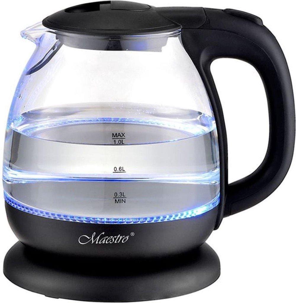 Feel-Maestro MR-055-SVART vattenkokare 1 l Svart 1100 W