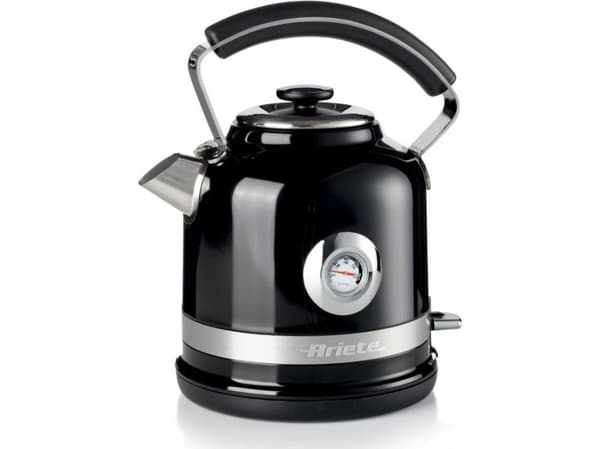 Ariete 2854/02, 1,7 l, 2000 W, Svart, Rostfritt stål, Vattennivå indikator, Sladdlös