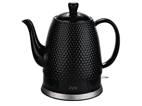 Keraaminen vedenkeitin Zyle ZY17KWS, tilavuus 1,5 l, musta