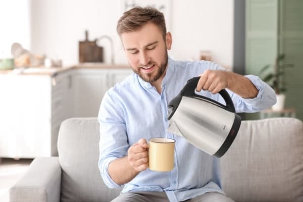 ELDOM CS25 HUMI, 1,7 l, 1800 W, Silver, Överhettningsskydd, Sladdlös