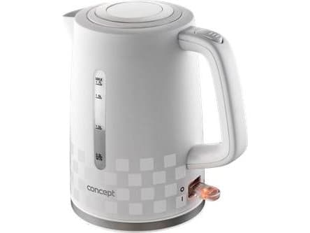 Concept RK2340, 1,7 l, 1800 W, Vit, Plast, Vattennivå indikator