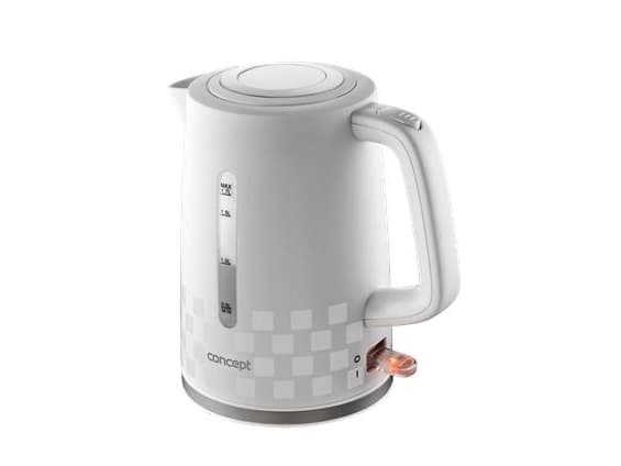 Concept RK2340, 1,7 l, 1800 W, Vit, Plast, Vattennivå indikator