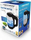 Miniatyrbild 4 av 4: Esperanza EKK025K Vattenkokare 1,7 L Svart, Flerfärgad 1500 W