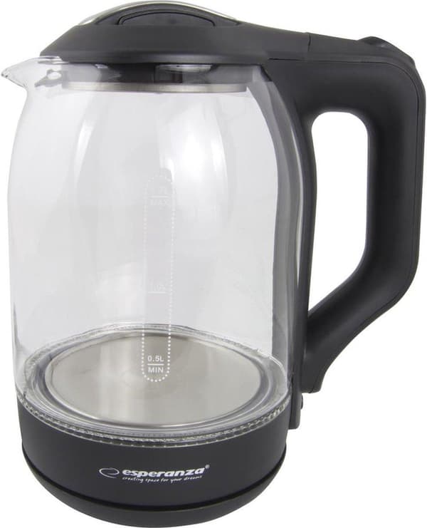 Esperanza EKK025K Vattenkokare 1,7 L Svart, Flerfärgad 1500 W