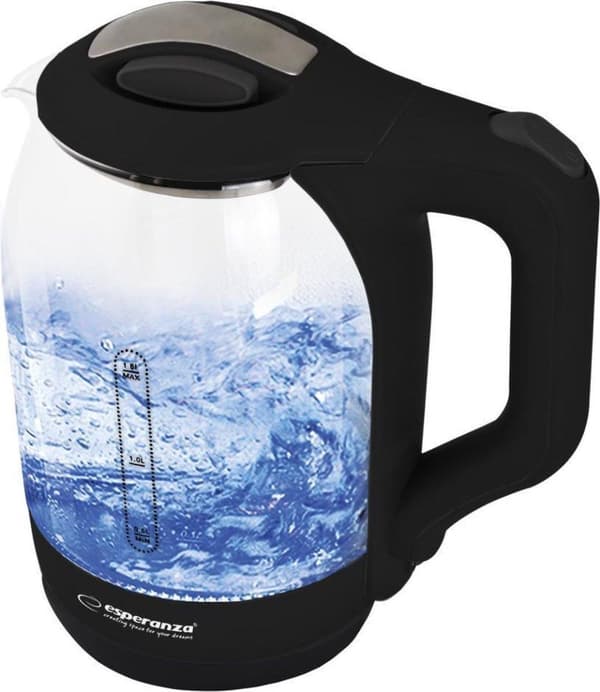 Esperanza EKK025K Elkedel 1,7 L Sort, Flerfarvet 1500 W