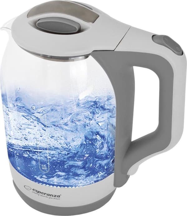 Esperanza EKK025W Elkedel 1,7 L Hvid, Flerfarvet 1500 W
