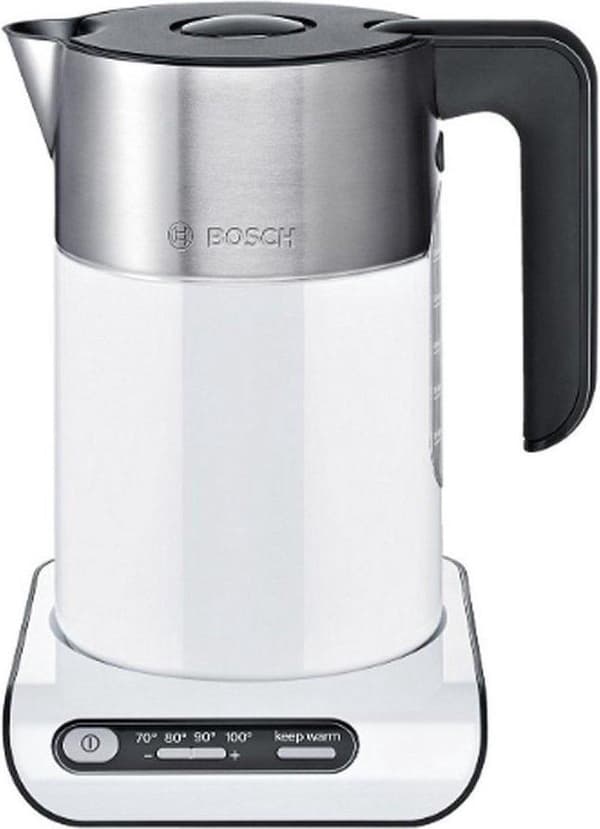 Bosch TWK8611P elkedel 1,5 L 2400 W Antracit, Rustfrit stål, Hvid