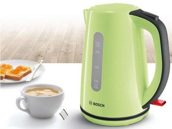 Bosch TWK7506 vedenkeitin 1,7 L 2200 W Musta, Vihreä