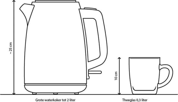 Bosch TWK8613 vedenkeitin 1,5 L 2400 W Musta