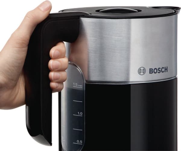 Bosch TWK8613 vedenkeitin 1,5 L 2400 W Musta