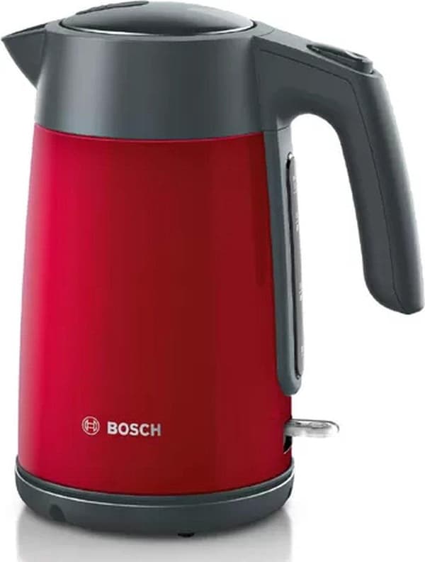 Elkedel Bosch TWK 7L464, 2400 W, 1,7 l Rød