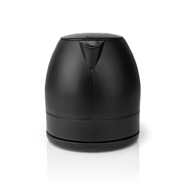 Nedis Vannkoker | 1.0 l | Plast | Sort | Roterbar 360 grader | Skjult varmeelement | Strix® kontroll | Koketørr beskyttelse