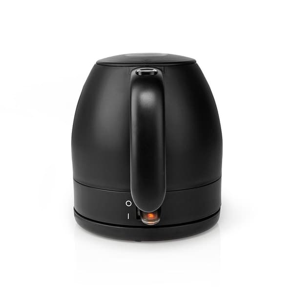 Nedis Vannkoker | 1.0 l | Plast | Sort | Roterbar 360 grader | Skjult varmeelement | Strix® kontroll | Koketørr beskyttelse