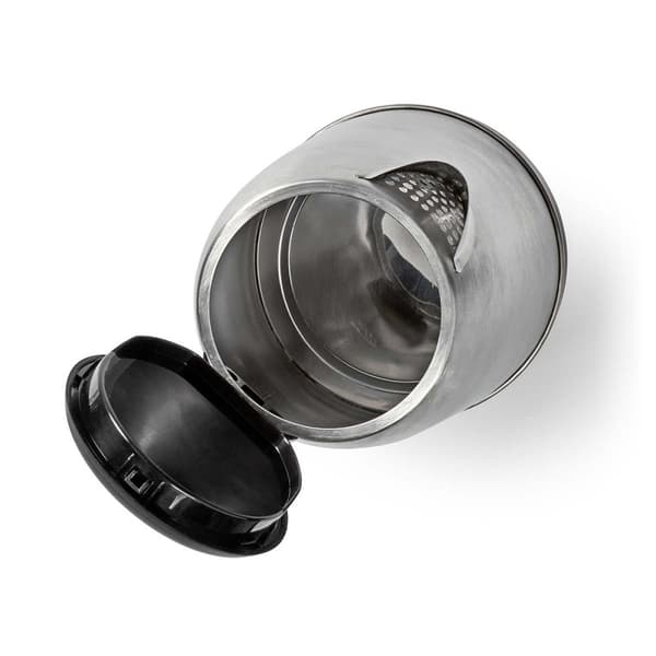 Nedis Vannkoker | 1.7 l | Rustfritt Stål | Aluminium / Sort | Roterbar 360 grader | Skjult varmeelement | Strix® kontroll | Koketørr beskyttelse