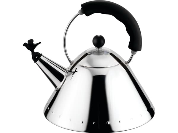 Alessi 9093 B, 2 l, Rustfritt stål, Svart, Rustfritt stål, Polyamid, 220 mm