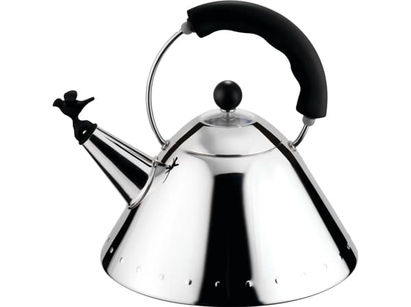 Alessi 9093 B, 2 l, Rustfritt stål, Svart, Rustfritt stål, Polyamid, 220 mm