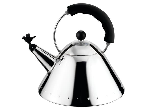 Alessi 9093 B, 2 l, Rustfritt stål, Svart, Rustfritt stål, Polyamid, 220 mm