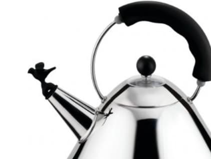 Alessi 9093 B, 2 l, Rustfritt stål, Svart, Rustfritt stål, Polyamid, 220 mm